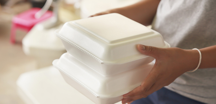 秦风的泡沫塑料材料和可持续的回收解决方案-食品行业